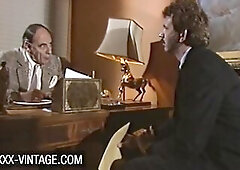 Unfaithful wife Helena Mirelli in a vintage 3some