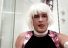 Caught me cross dressing roleplay