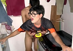 The Adventures of KenPrince_ gets plowed by her roomie when she heads to do her laundry
