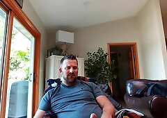 sumptuous masculine showcasing his attributes on web cam