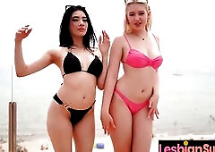 Can I lazily Slip this Double Ramrod In? Emily Pink & Nikoletta Queen for LesbianSummer