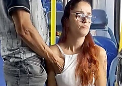 College student being permeated by a stranger in public!!!