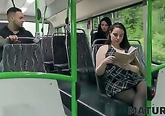 MATURE4K. FUCK Vitoria Vonteese IN THE BUS!