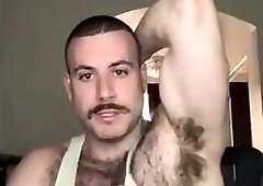Best shots of muscled hairy dude's pits