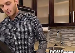Property jock Valentino Nappi fucked hard POV by horny buyer