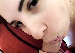 POV MORNING ORAL-SEX AND CUM TWICE