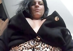 I’m in daybed wearing ripped ebony hose with the vagina and butt open, a ebony low cut shirt and a hot corset. Filmed POV, I begin with slow teasing