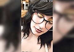 That guy SCREWED MY FACE and then CAME ALL OVER MY GLASSES!