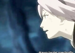 Naruto and Sasuke team up to give Sakura one coarse double penetration