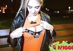 A massive ebony dick is more excellent than a buttplug. Dulce Meylene bangs on Nigged