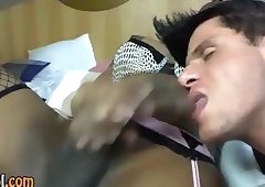 Black tgirl facialized and gives facial