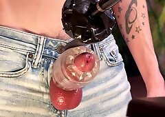 Milking Machine Cumshot