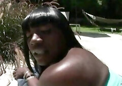 Toying with a ebony angels butt leads to some serious twat licking and hawt banging