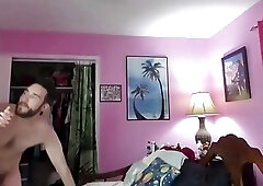 He punishes that tight shemale ass from behind