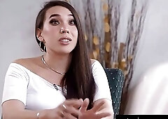 TRANSFIXED - Asian Beauty Kasey Kei Falls For Her Interviewer Aiden Ashley And Has Passionat