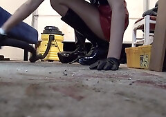 Shop Vac With Shiny Boots With Viva Athena