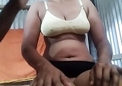 Indian aunty Dhili gets steamy with her bhabhi in a village romp