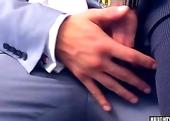 Muscle gay anal sex with facial