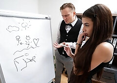 Quick and hot office fuck with a passionate gf Vanessa Alessia