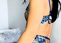 Hottest brunette solo webcam masturbation 2