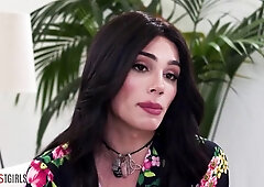 Trans Ariel Demure Bangs Her Neighbor To Get Over A Dat