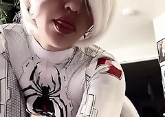 blonde teen pregnant girl has her pussy masturbated