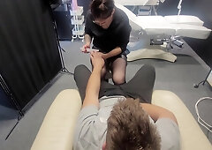 I Go For Manicure, I Get Blowjob, Working Girl Was So Nasty, Cum In Mouth, She Spit It On My Dick