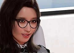 HR Girl Rides her Boss In His Office And Got Creampied