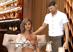 POV, Watching My Wife Fucks The Waiter In Our Bedroom And Suck Off Her Boss