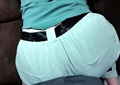 Yankee Wifey Butt Adore in Ski Trousers POINT OF VIEW