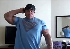 Muscled men indulge in bareback sex and explosive orgasms