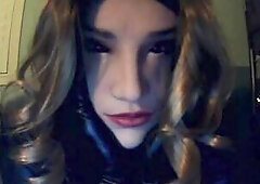 May and Playmate suited up Pt1! Wearing female mask May and looking for trouble!