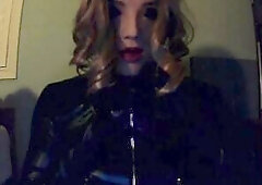 May and Playmate suited up Pt1! Wearing female mask May and looking for trouble!
