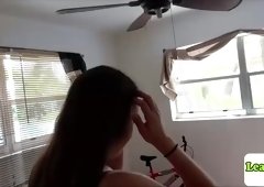 Kimber Lee gets filmed fucking her bf