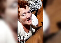 Some other gummy blow job with granny V