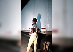 Me outside Pissing & Showing my Butt