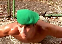 Eager Fingers Explore Each Other's Bodies in the Open Air