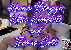 PART two: Karma Blayze and Katie Kampbell were sitting around taking a break from some steamy angel on beauty action when Karma asked Katie if that ba