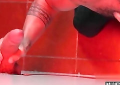 Big dick gay anal sex with facial