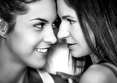 Spanish Carolina Abril and her Ukrainian girlfriend