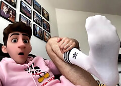 Animation Anime Dude Smashes Cushion and Jacks