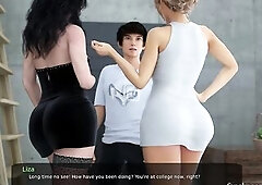 Milfy Town Playthrough Movie scene two - 4 Scene