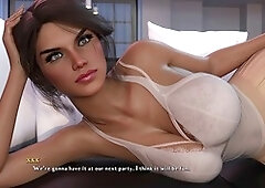 Visual novel game, being a dik, pc gameplay