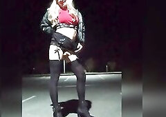 Teen crossdresser hot french trans celia cross femboy