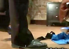 Tranny fucks ass and cums on dick of guy