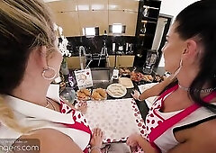 VR Bangers Hawt Milfs Bang Hard During A Cooking Show HD Porn Pt3