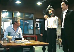 Korean Woman Tape Gagged