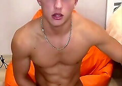 Hot muscular studs jerk off and cum compilation