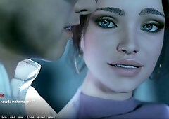 Hot mommy with a big booty in a 3D visual novel