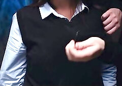 Female Security Gal Tricked Into Giving Tugjob - Italian Playgirl Layla Scarlett Time Stop Freeze Porn